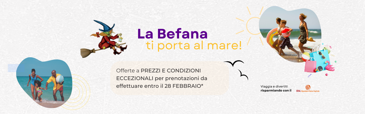 Al momento stai visualizzando La Befana ti porta al mare!