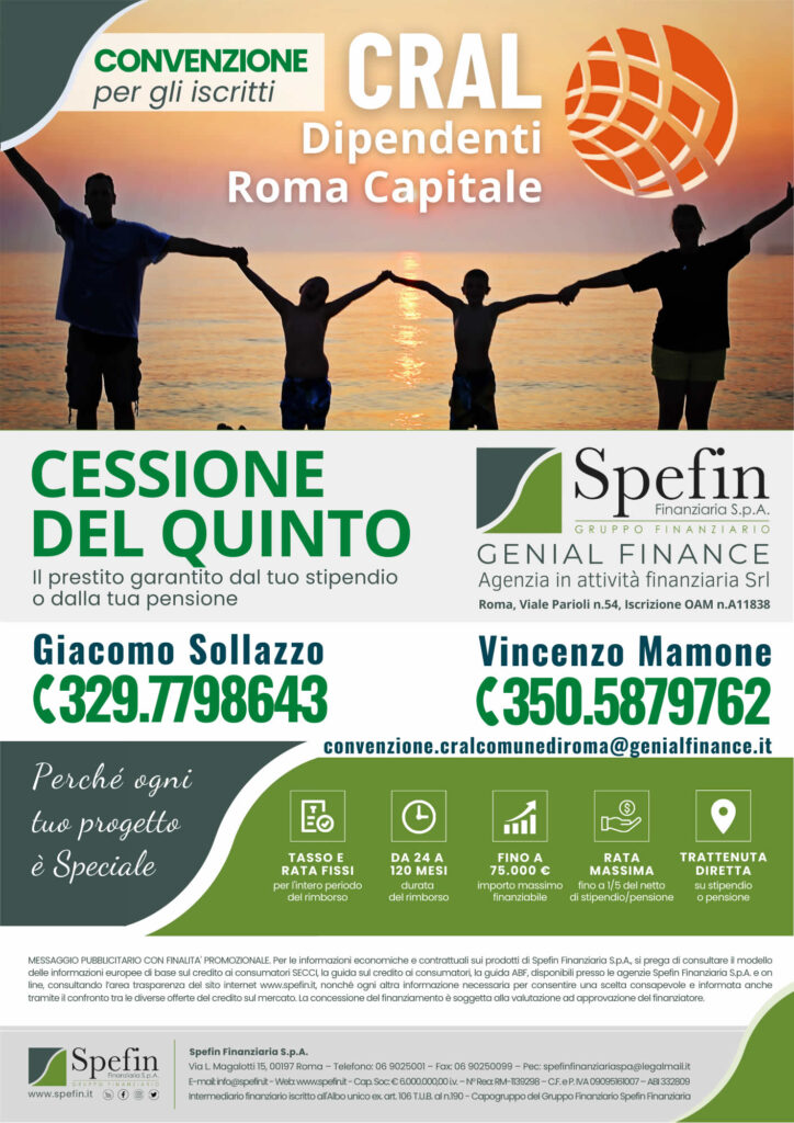 Spefin Volantino A3 Genial Convenzione Cral v2