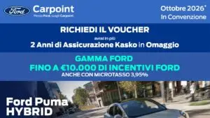 OffertaCar point Ottobre 26
